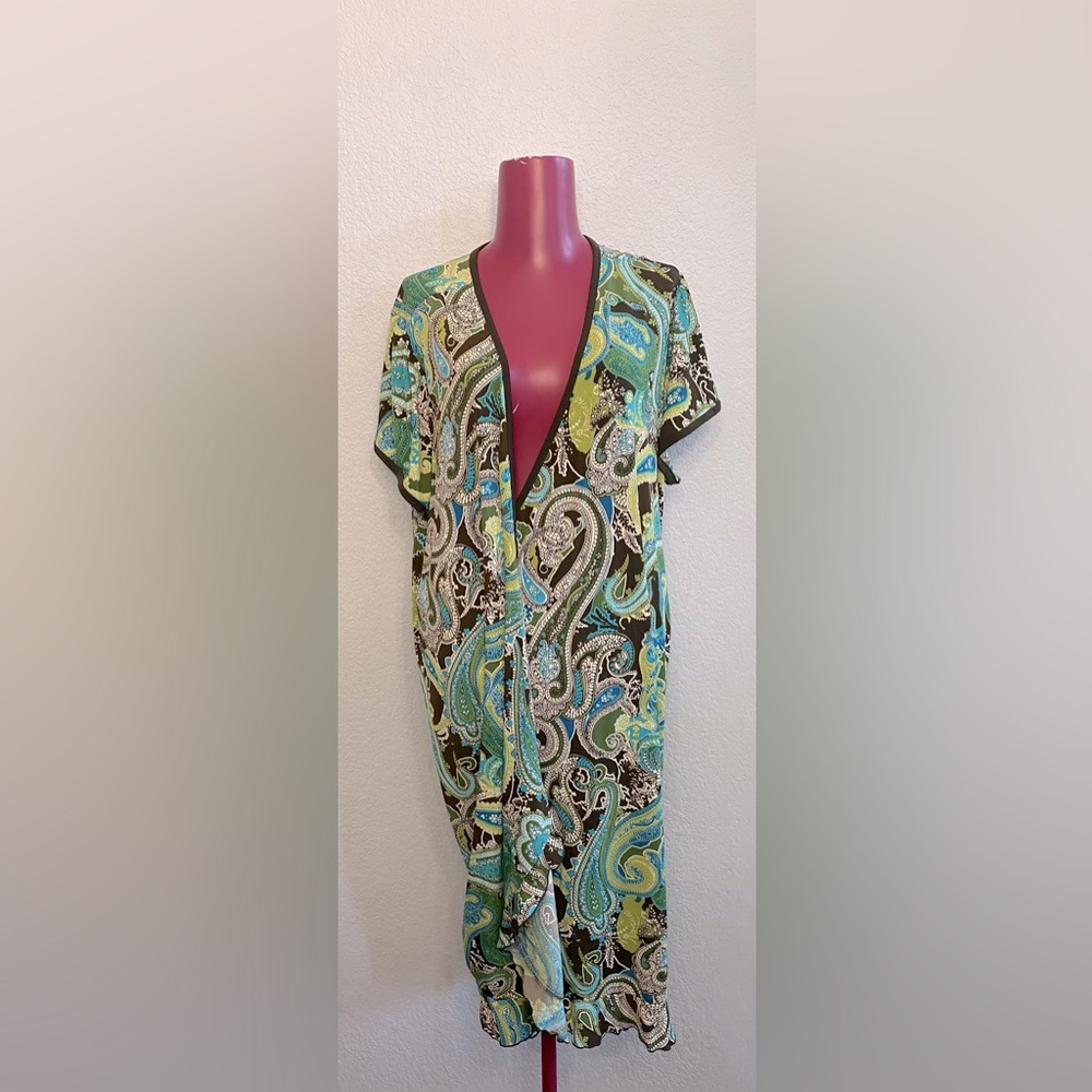 Apt. 9 Multicolor Paisley Kimono